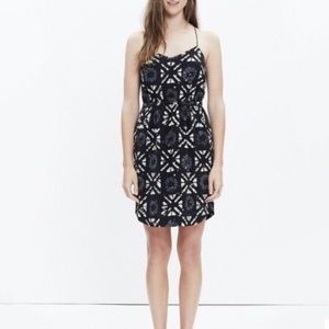 Batik print silk Madewell dress